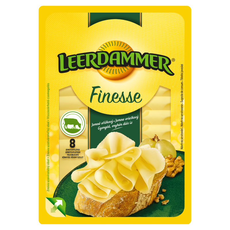 Leerdammer Finesse Original szeletelt sajt 80 g