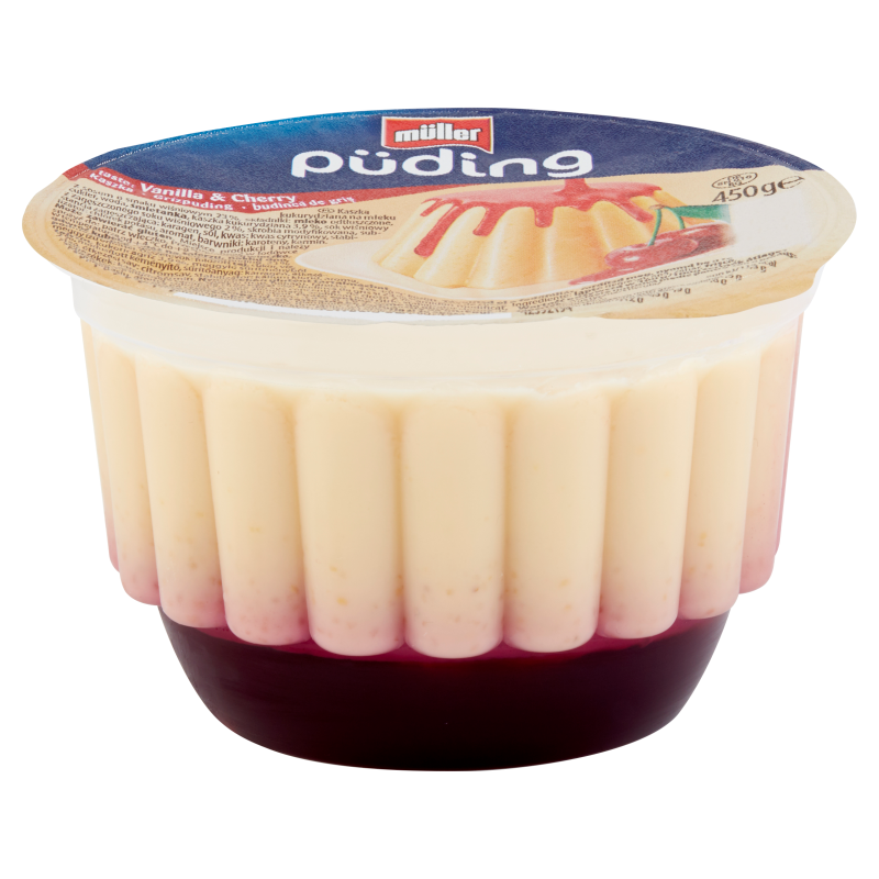 Müller grízpuding 450 g meggyöntettel
